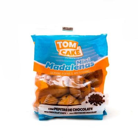 Picture of Tom Cake Mini Madeleines Choc Chips 180gr