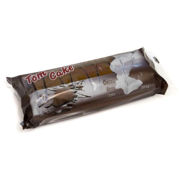 Picture of Tom Cake Dark Cocoa Swiss Roll 300gr