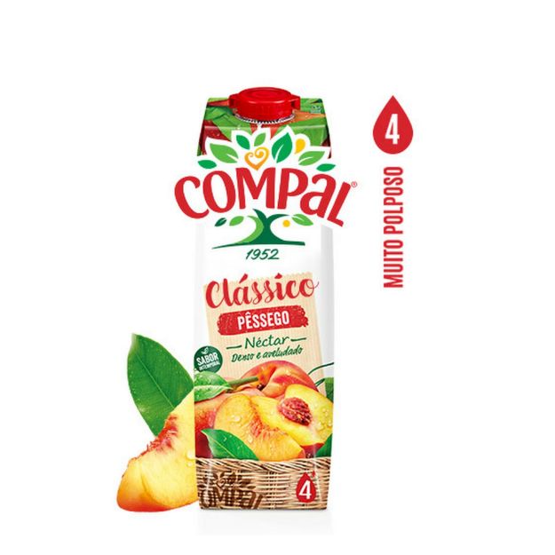 Imagem de Compal Clássico Peach 12x1lt