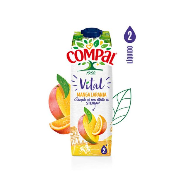 Imagem de Compal Mango/Orange 12x1lt
