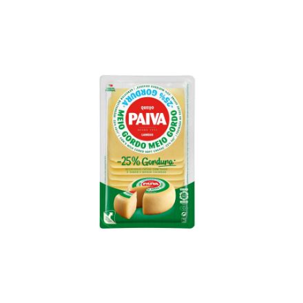 Picture of Paiva Queijo Fatiado Meio Gordo 180gr