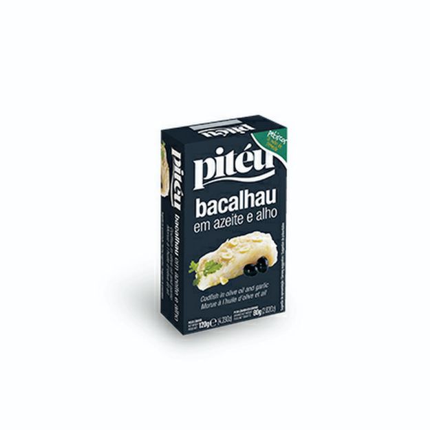 Imagem de Piteu cod fish in olive oil & garlic 120gr