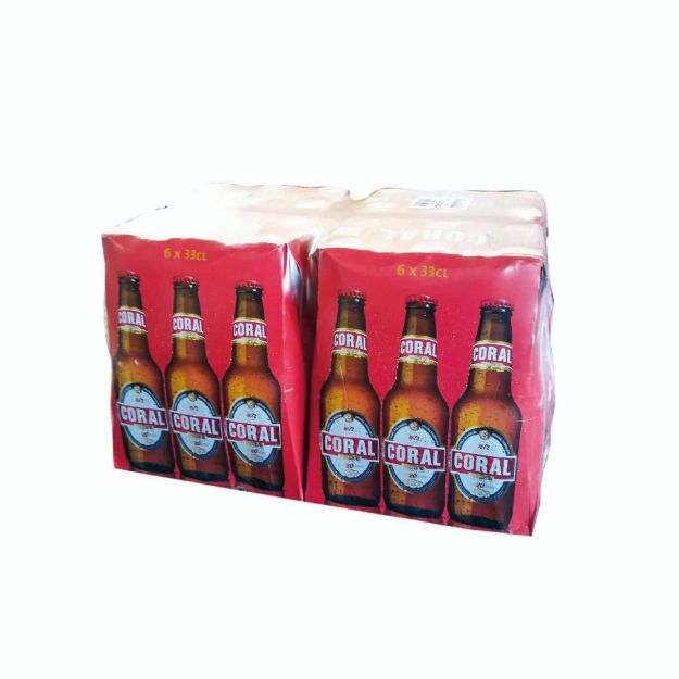 Picture of Coral Beer 6Pack 4x6x33cl