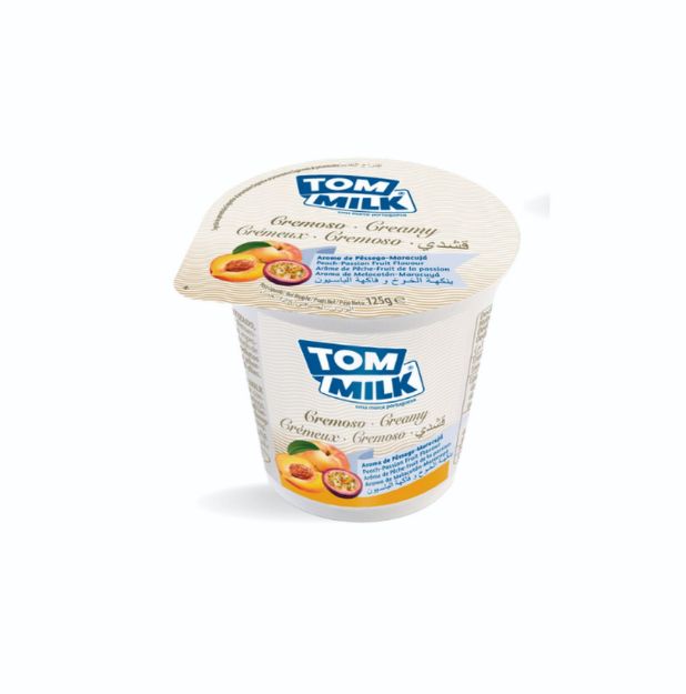 Imagem de Peach and Passion Flavored Pasteurized Milk  yogurt 125gr