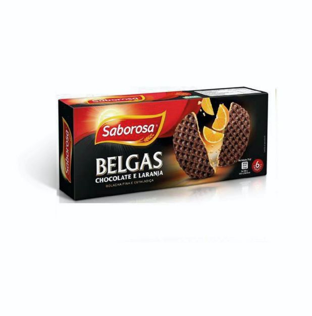 Imagem de Belgas Laranja Chocolate 205g