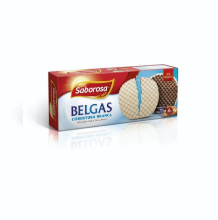 Picture of Belgas Chocolate Branco 205g