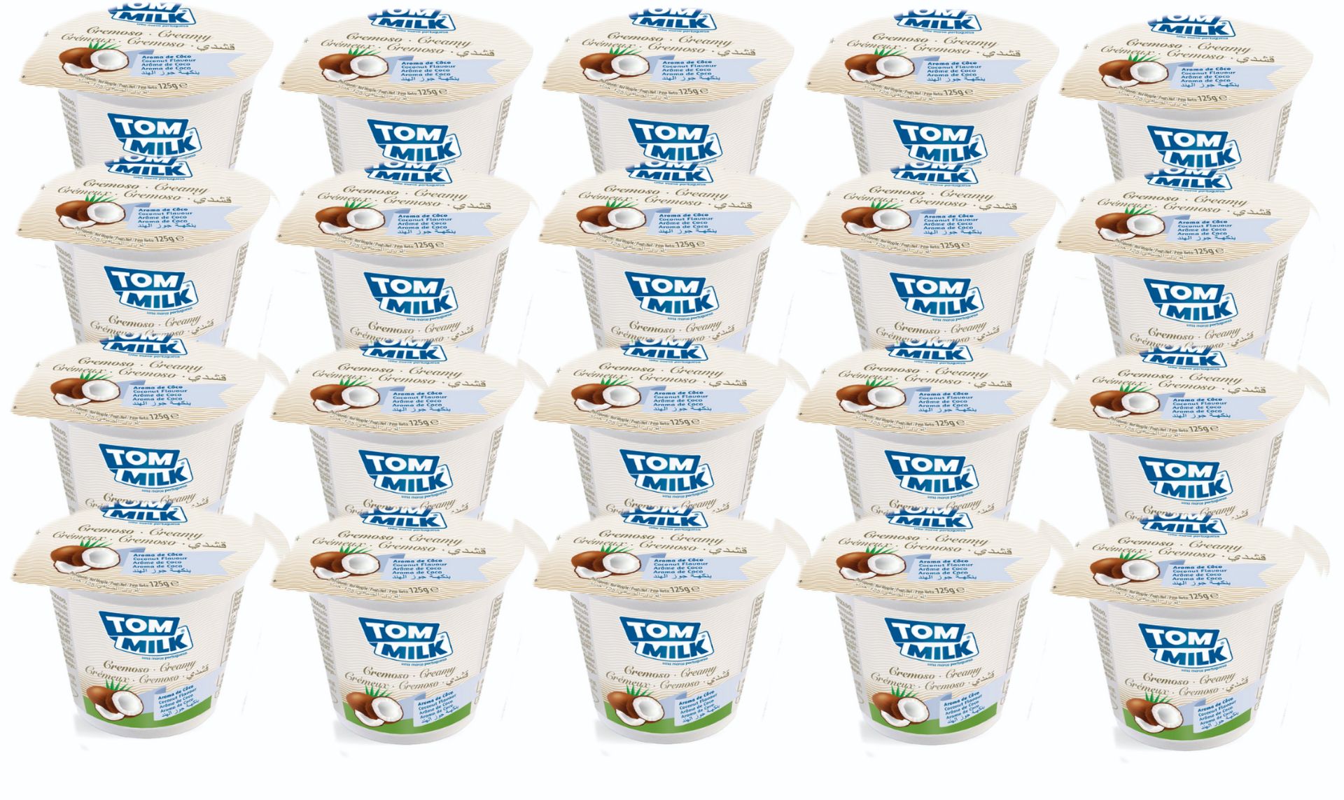 Coconut Flavored Pasteurized Milk yogurt 125gr Divino