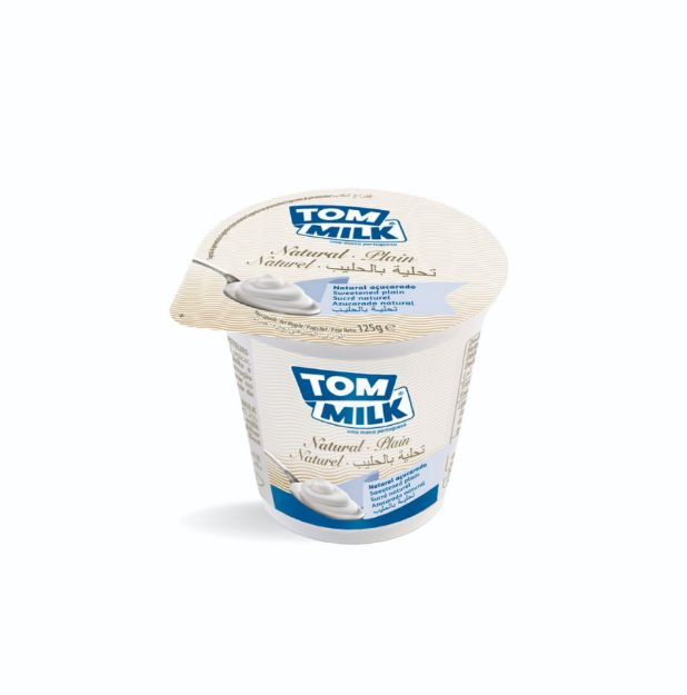 Picture of Tom Milk Sweetened Plain Yogurt 125gr