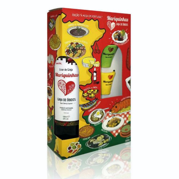 Picture of Licor de Ginja Conjunto Tradição + Copos 500ml