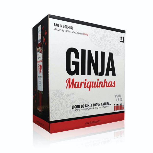 Imagem de Licor de Ginja Mariquinha Bag in Box 18% 4,5lt