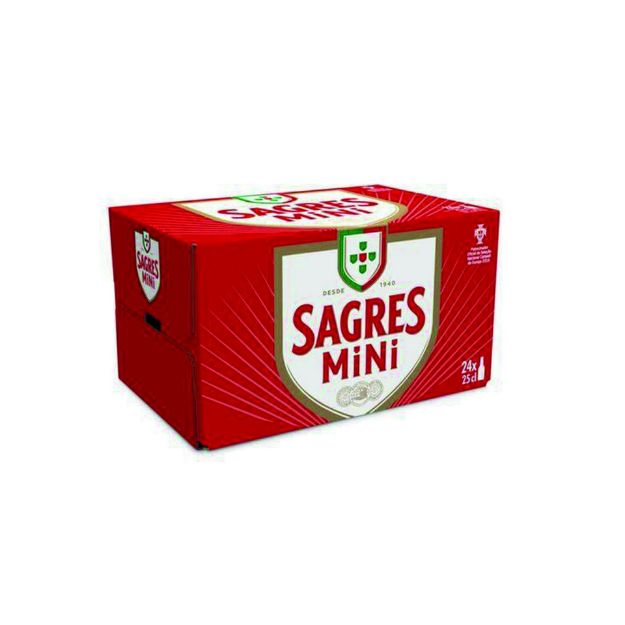 Imagem de Sagres Lager Beer Mini  24x25cl