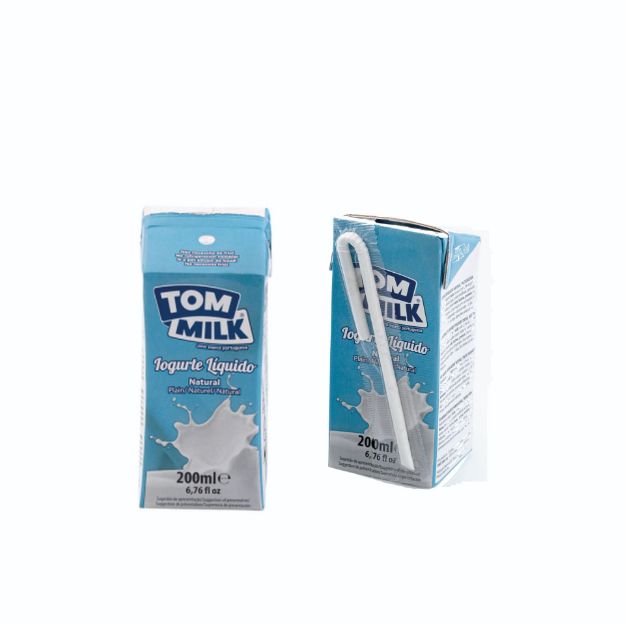 Imagem de Tom Milk Natural Drink Yogurt 24x200ml