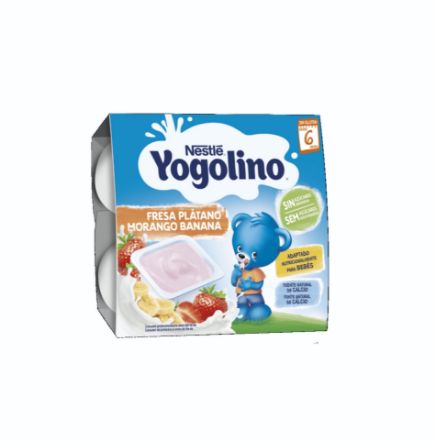 Picture of Nestle Yogolino Strawberry Banana  (4x100gr)