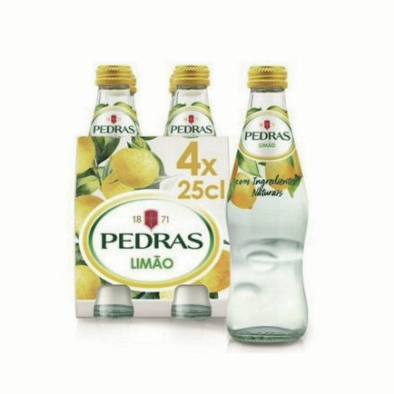 Picture of Pedras Sparkling Water Lemon  Flavour (4x25cl)