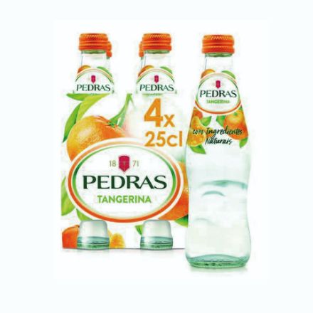 Picture of Pedras Sparkling Water Orange Flavour (4x25cl)