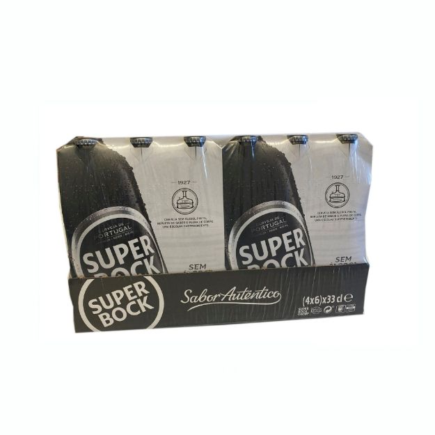 Picture of Super Bock Dark (Alchol Free) 4x6x33cl