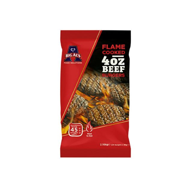 Picture of Big Al's Flame Burgers 113gr