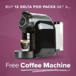 Picture of Delta Q Coffee Offer + 1 Free Coffee Machine