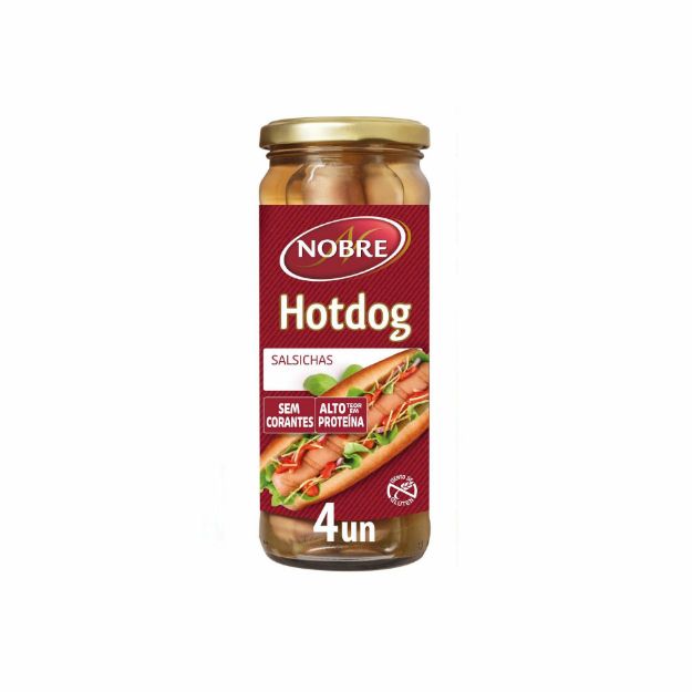Picture of Nobre Hot Dogs Jar 4's 210gr
