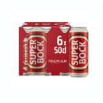Picture of Super Bock Beer Cans 6x50cl