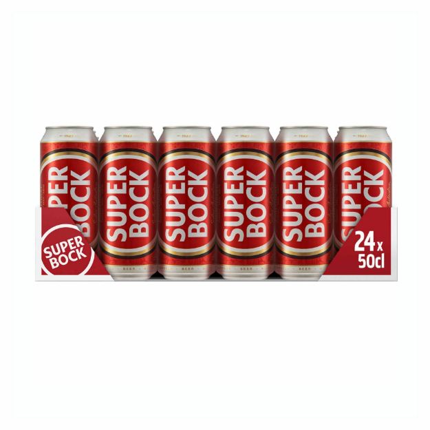 Picture of Super Bock Beer Cans 4x6x50cl