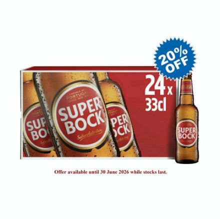 Picture of Super Bock Beer 24 Pack (24x33cl)