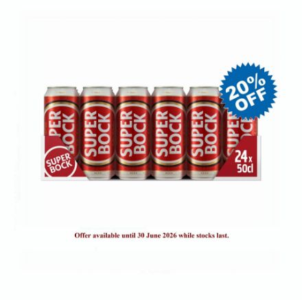 Picture of Super Bock Beer Cans 4x6x50cl