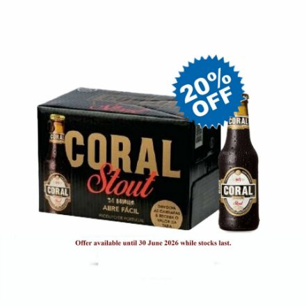 Picture of Coral Beer Stout 24 Pack (24x33cl)
