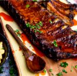 Picture of Full Rack of Ribs in BBQ Sauce 450g