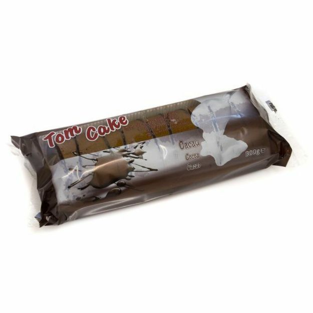 Picture of Tom Cake Dark Cocoa Swiss Roll 300gr